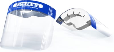 Gezichtsmasker - Face Mask - Gelaatsmasker - Vizier masker / Face Shield / Spatmasker -  Alternatief mondkapje - Comfortabel en Herbruikbaar