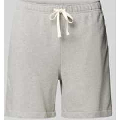 Regular fit sweatshorts met tunnelkoord