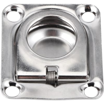 Bootluik Trekring Handgrepen 304 Roestvrij Staal Hoge Hardheid voor Jacht 44x38mm1.7x1.5in gray