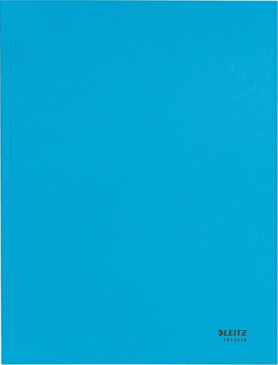 Leitz Recycle klepmap, uit karton, ft A4, blauw 10 stuks