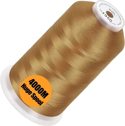 Polyester Machine Borduurgaren Enkele Grote Spoel 4000M 100% Sterk voor Commercieel en Huisgebruik
