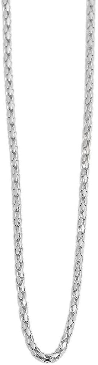 AKZENT Akzent unisex ketting Max, zilverkleurig, duurzaam