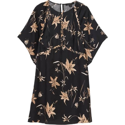 AllSaints Xena Dress Petra Sepia Brown Taglia: 6 | Abiti Mini Outlet | Donna | Marrone