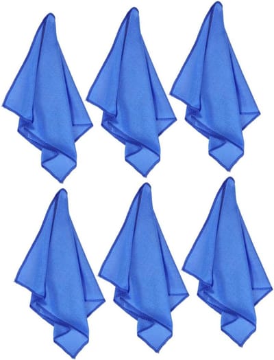 Microvezeldoeken Auto - Poetsdoeken Set - Lak Onderhoud - Ultrafijne Vezels - 30x60 Cm - Blauw