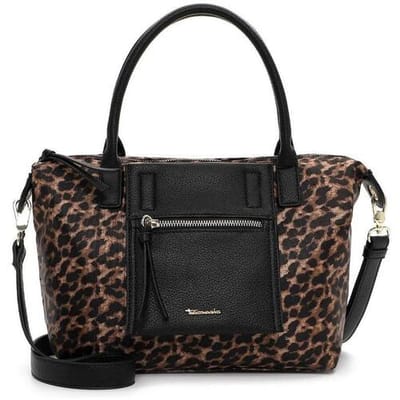 Tamaris Schoudertas Shopper Fabrizia Cityshopper Black / Brown Bruine