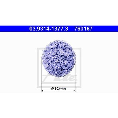 Reinigingsschijf, reinigingsset wielnaaf ATE 03.9314-1377.3