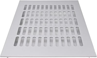Ventilatie Rooster - Luchtgat Deksel - Kast Ventileren - Lamellen Ontwerp - 200x300mm - Wit