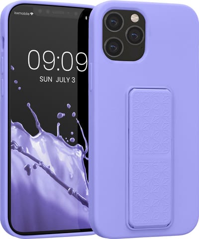 kwmobile back cover voor smartphone - geschikt voor Apple iPhone 12 / iPhone 12 Pro - 1x beschermhoesje van kunststof - In lavendel