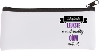 Akyol - meest geweldige oom Etui - Oom - beste oom - verjaardagscadeau - cadeau voor oom - kado - gift - 20 bij 9 cm