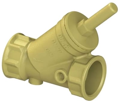 Schlösser Armaturen JS Terugstroombeveiliging met mofaansluiting, zonder aftapping, DN40, binnendraad 1 1/2'', DVGW gekeurd, 0013254000001