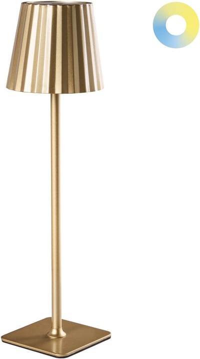 ABARO - Draadloze tafellamp - Goud - Metaal