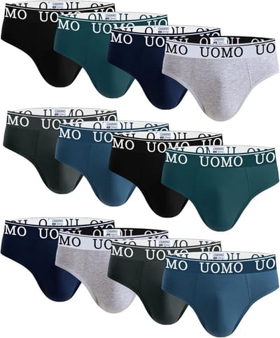Heren Katoenen Slips - Comfortabel Ondergoed in Meerpak (6-12 stuks)