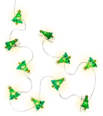Goobay 10 LED Photo Clip Fairy Lights Christmas Tree