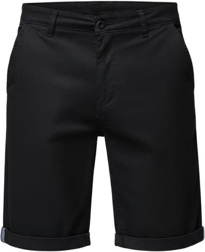 OMBRE Korte Broek - Regular Fit - Katoen - Rits Zwart S