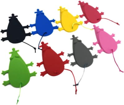 Set van 8 Cartoon Muis Siliconen Deurstopper Muurbeschermers