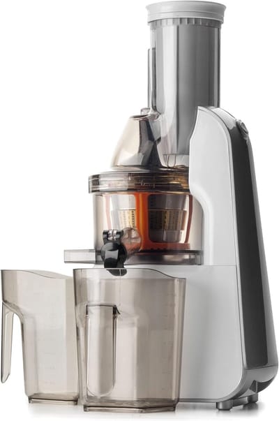 Langzame Sapcentrifuge - Koudpers Juicer - Gezond Sap Maken - Stille Motor - 240 Watt - Grijs