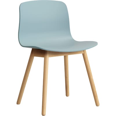 HAY About a Chair AAC 12 - Standaard glijders kunststof - lak op waterbasis - dusty blue 2.0