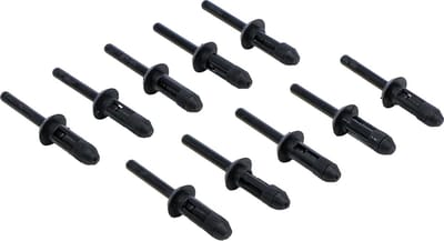 Kunststof Popnagel - Blindklinknagels Plastic - Veilige Bevestiging - Duurzaam en Robuust - 66 x 172 mm - Zwart