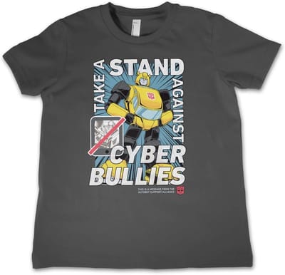 Transformers Kinder-T-shirt Take A Stand Against Cyber Bullies Kids Tee HSB-12-TF1205-DTF559