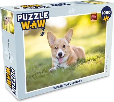 Puzzel Welsh Corgi-puppy - Legpuzzel - Puzzel 1000 stukjes volwassenen