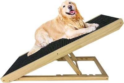 In hoogte verstelbare hondenladder - inklapbare hondentrap voor kleine honden en katten - antislip en draagbaar