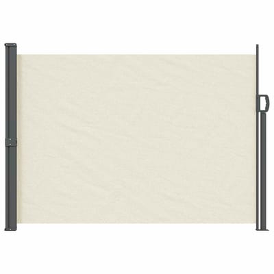 vidaXL - Uittrekbaar - Zijscherm - 120 - x - 300 - cm - 100% - polyester, - ijzer, - staal