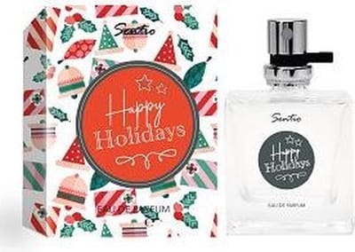 SENTIO Happy Holidays Eau de Parfum 15 ml - Miniparfum - Kerst Parfum - Bloemig - Fruitig - Vanillenoot - Jasmijn - Koffie