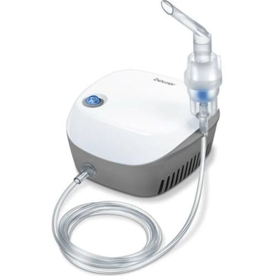 Beurer IH 18 Aerosoltoestel - Vernevelaar - Inhalator voor Volwassenen & Kinderen - Persluchttechnologie - Hoge Vernevelcapaciteit - Incl. Maskers & Accessoire-set - Medisch Apparaat - 5 Jaar Garantie