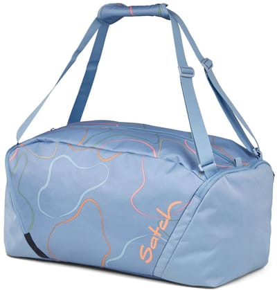 satch sporttas satch Sportbag Vivid Blue Lichtblauw