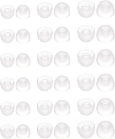 Oordopjes vervangingen 36 stuks - witte silicone - compatibel met de meeste in-ear hoofdtelefoons - ShopVlot