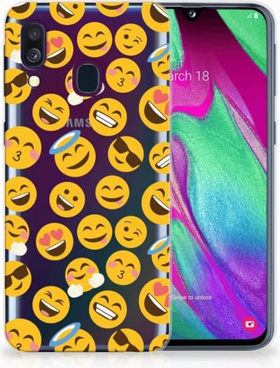 Samsung Galaxy A40 TPU bumper Emoji