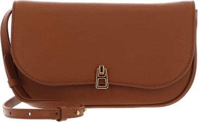 COCCINELLE Leren Schoudertas Avondtas Magie Mini Bag Cuir Terracotta