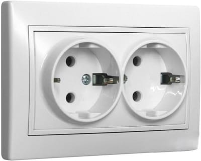 Dubbele Sockel Schuko 2P+T - Veilig en Stijlvol Stopcontact