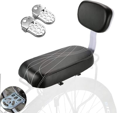 Famanu - Stoelhoes fietszadel met traagschuim en ventilatie – Zwart