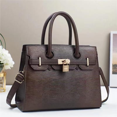Nieuwe Bedrukte Patchwork Grote Capaciteit Tas Vintage Mode Tote Premium Commuter Tote Bag . gray