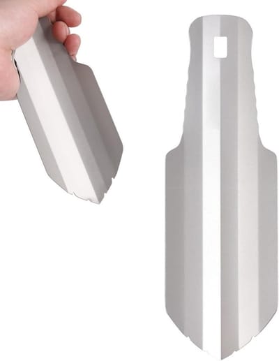 Vouwbare Mini Tuinschep van Titanium - Lichtgewicht en Multifunctioneel voor Kamperen, Hiking en Tuinieren