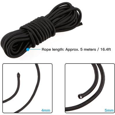 5 meter 4 mm / 5 mm kajakboot elastisch bungeekoordtouw 5mm
