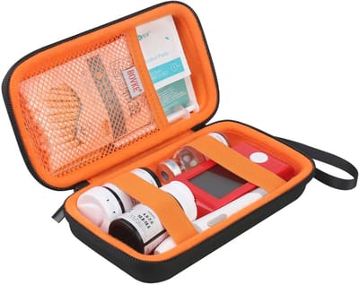 Draagtas voor Diabetes Supplies - Opslag Reiskoffer voor Glucose Monitor en Teststrips