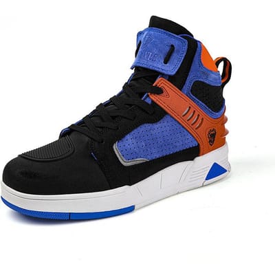 Outdoor Motorschoenen, Echt Leer, Slijtvast, Casual Rijschoenen, Motorreizen Pendelen, Off-road Motorlaarzen, Racelaarzen 42 blue