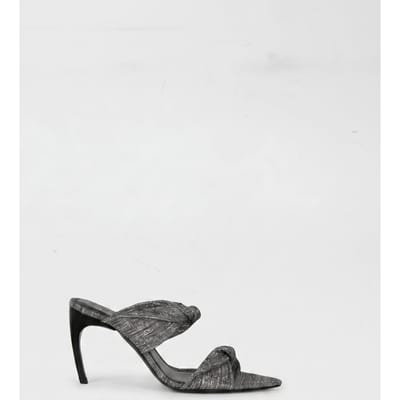 IRO Paris Twisty Glitter Mules Silver/black Size: 36 | Pumps Outlet | Dames | Zwart