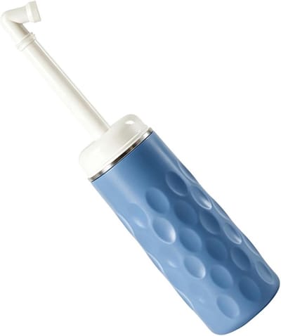 Peri Fles - Spoel Spuit - Persoonlijke Hygiëne - Draagbaar Ontwerp - 400ml Capaciteit - Blauw