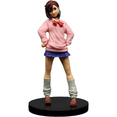 Anime Dandadan Momo Ayase Action Stand Fille Figurine Modèle Jouets Cadeaux PVC Statue de Collection Décoration de Bureau Poupée Jouet d'Anniversaire Cadeau beige