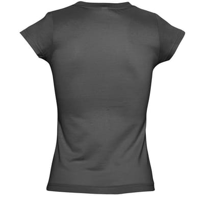 SOLS Dames/dames Maan V Hals T-Shirt met korte mouwen (Donkergrijs)