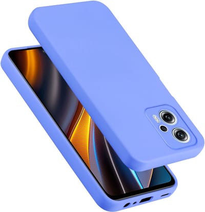 Cadorabo Hoesje geschikt voor Xiaomi Poco X4 GT in LIQUID LICHT PAARS - Beschermhoes gemaakt van flexibel TPU silicone Case Cover