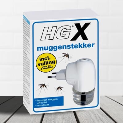 HG Muggenstekker Wit/Transparant - Muggenval - Muggen stekker