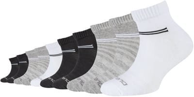 camano, Kindersokken, sportsokken, mesh-ventilatie, zonder compressie, voetboogondersteuning, gekamd katoen, verstevigde hiel, verstevigde teen, zachte teen naden, camano, 10-pack, actieve kindervoeten, comfort. Korte sokken.
