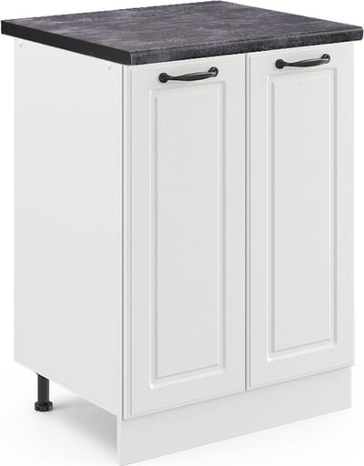 Vicco R-Line Keukenonderkast – 60 cm, WB Antraciet Wit Landhuis
