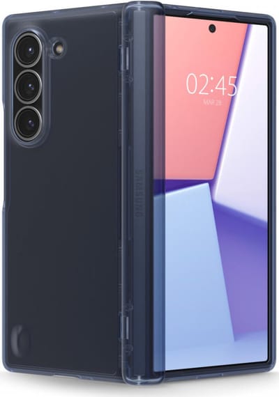 Spigen Ultra Hybrid Hoesje Geschikt voor Samsung Galaxy Z Fold 6 - Back Cover met Air Cushion - Blauw