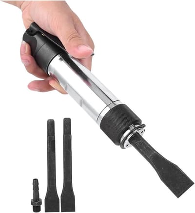 Betonbreker Luchthamer - Luchtboor Schop - Muur Behandelen - 4 Verschillende Mesjes - G1/4 Inch - Grijs