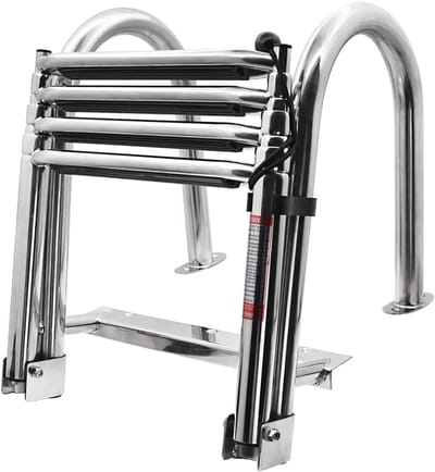 ZMR® Zwembadtrap - Zwembad Trap - Inbouwzwembad - Zilver - 120cm x 36cm x 158cm